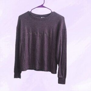 PINK Victoria's Secret sleepwear pink cursive pj pajamas top in purple size XS.